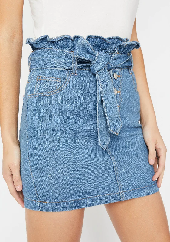 Timeless Women's Clothing Crazy Price Slashing Guilty Chic Denim Skirt