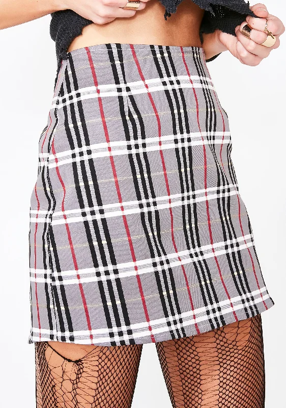 Women's Outfit For The Office End Of Season Sale Heritage Check Pelmo Skirt