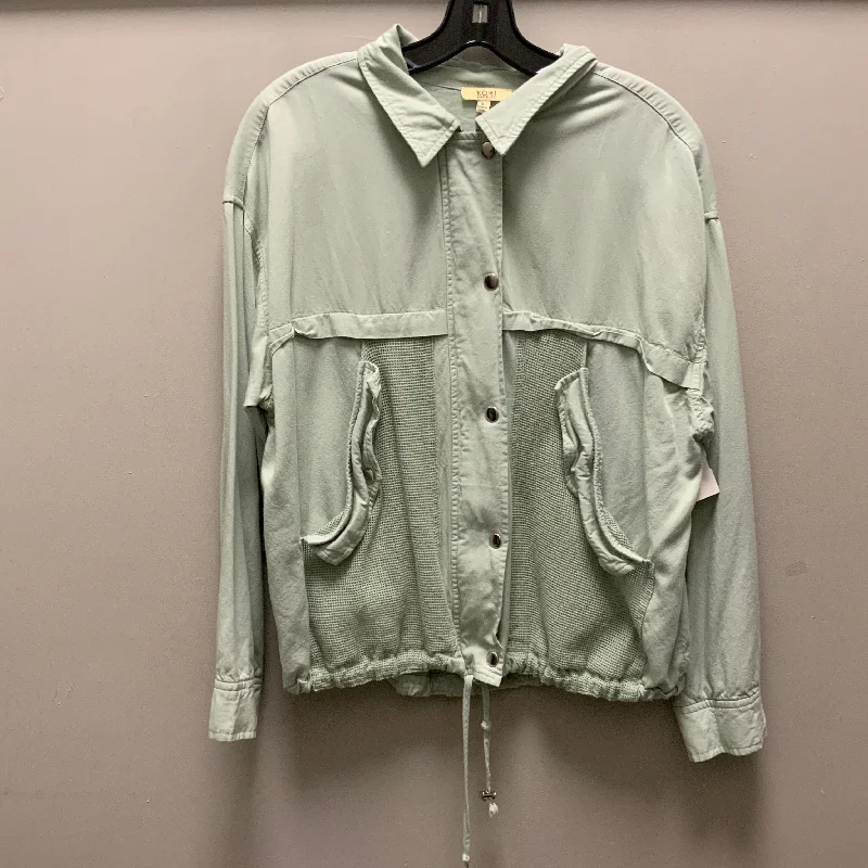 Jacket Other By Kori America In Green, Size: L