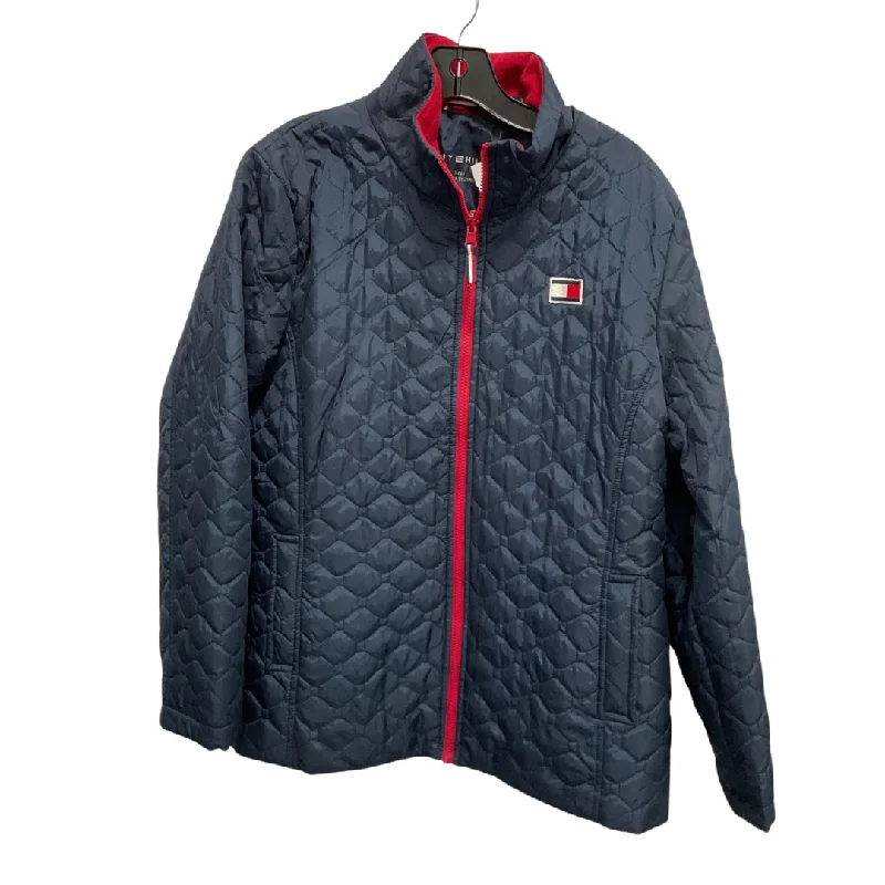 Jacket Puffer & Quilted By Tommy Hilfiger In Navy, Size: Xl