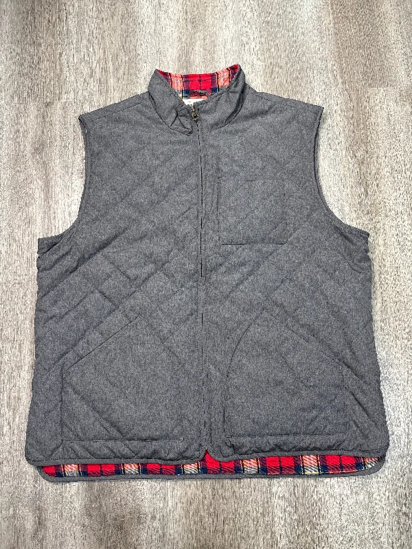 Vest Other By Weatherproof In Grey, Size: Xl