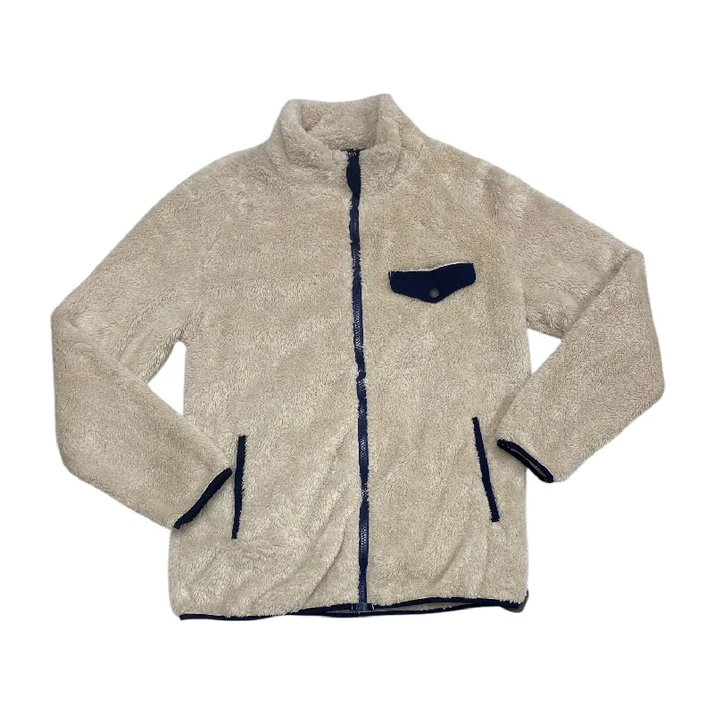 Jacket Fleece By Merokeety In Cream, Size: S