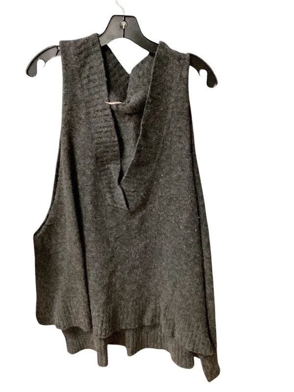 Vest Sweater By Free People In Grey, Size: M