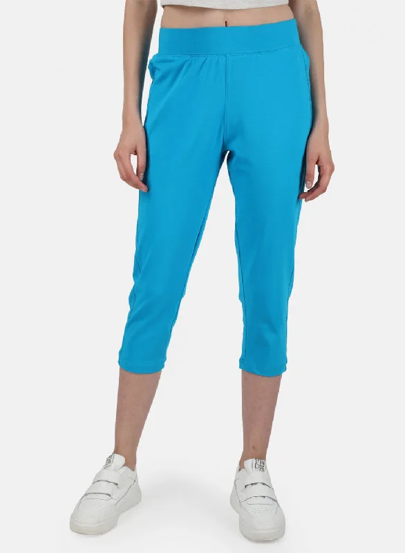 Women's Classic Outfit Season Offer Womens Blue Regular Capri