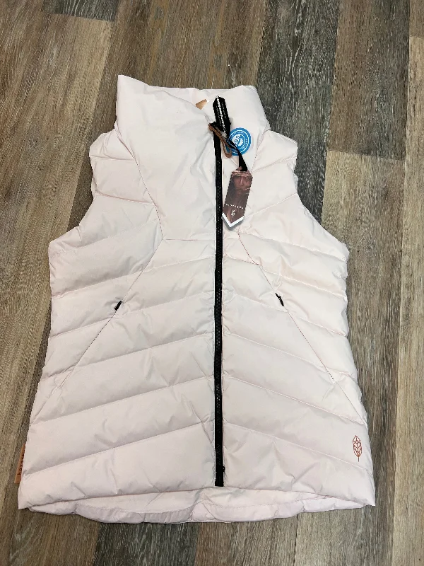 Vest Puffer & Quilted By Indygena In Pink, Size: L