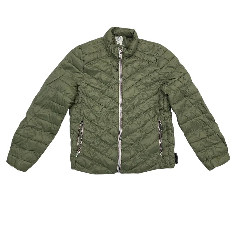 Jacket Puffer & Quilted By Gap In Green, Size: Sp