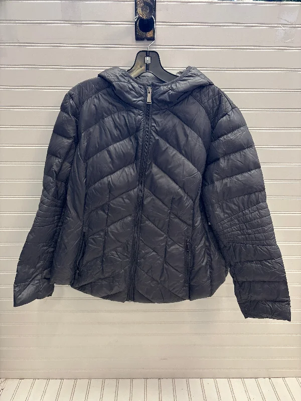 Jacket Puffer & Quilted By Bcbgeneration In Grey, Size: 1x