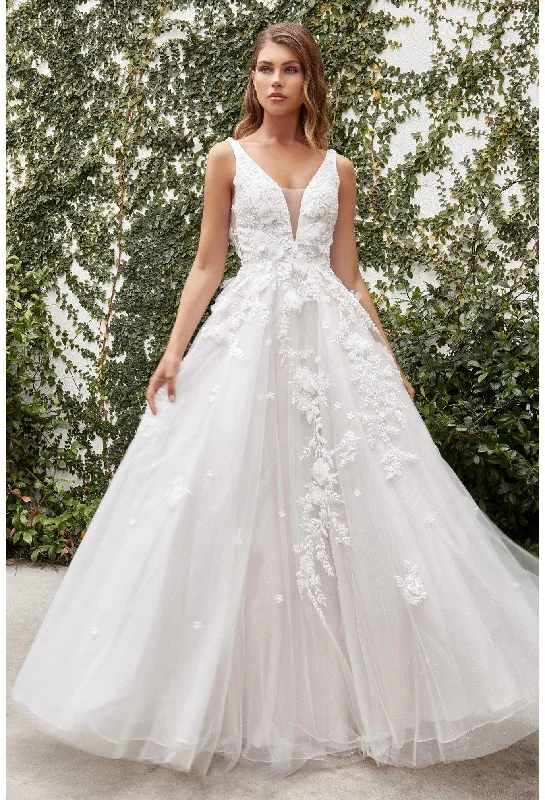 Chic Women's Outfit Special Offer For You Andrea & Leo A1028W Gardenia Long Wedding Dress