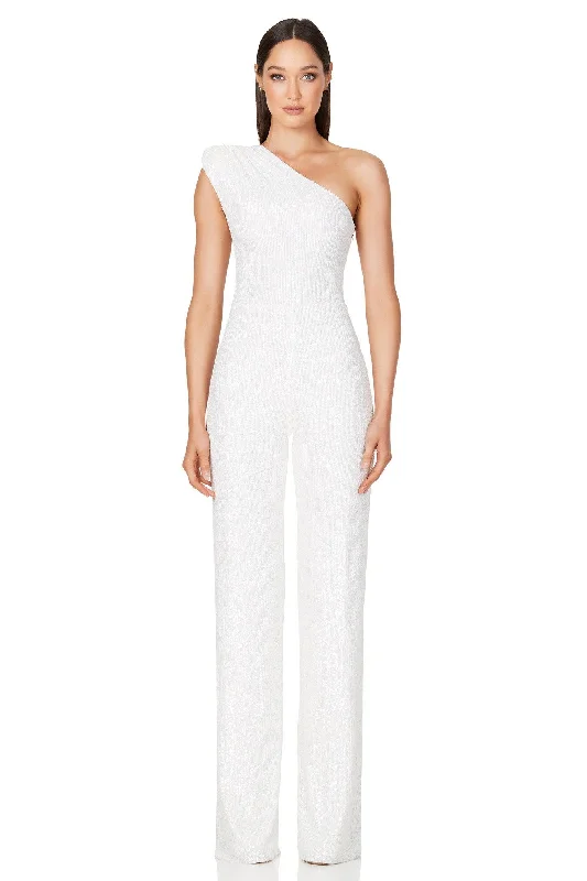 Stylish Outerwear Clothes For Women Flash Sale Nookie Treasure Jumpsuit - White