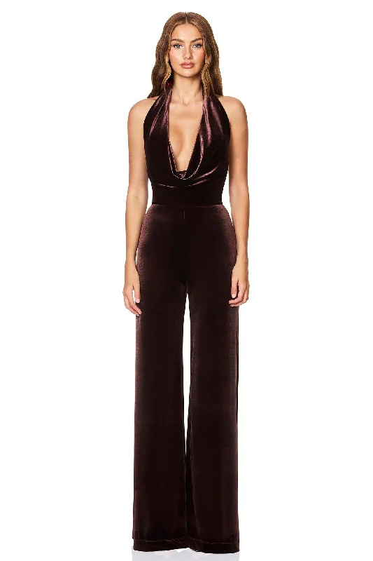 Women's Clothing For Special Occasions Low Price Special Nookie Vibe Jumpsuit - Truffle