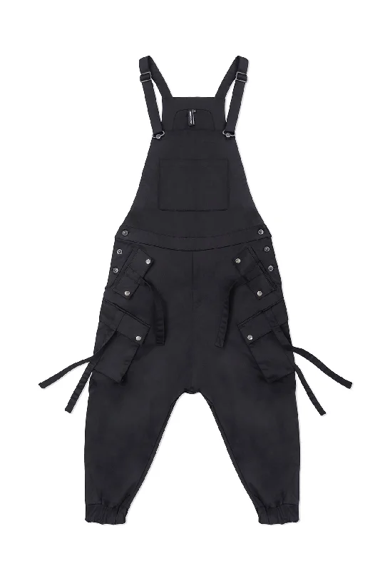 Chic Clothing For Women Unbeatable Deals CARGO OVERALLS IN BLACK