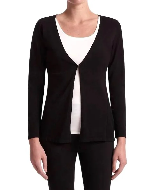 Women's Fashionable Attire For Work Everyday Elegance Sale Intention Cardigan In Black