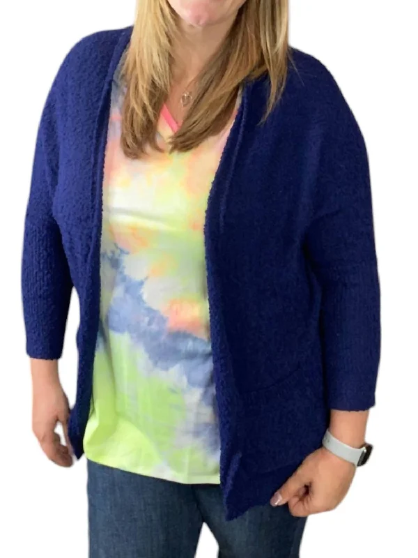 Timeless Women's Apparel Huge Discounts This Week Everyday Cardigan In Navy