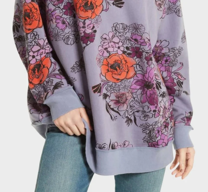 Women's Evening Apparel New Arrivals Daisy Slouchy Sweater In Purple