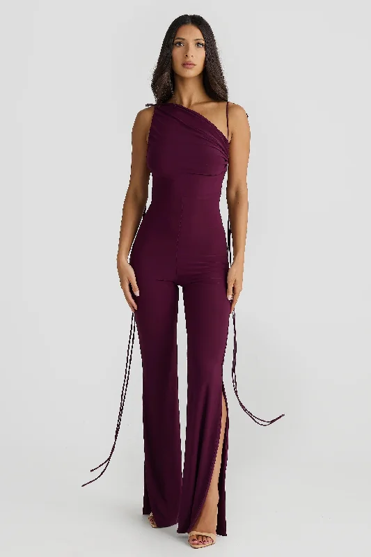 Women's Tops And Clothing Seize Bargains Selene Multi-Way Jumpsuit - Mulberry