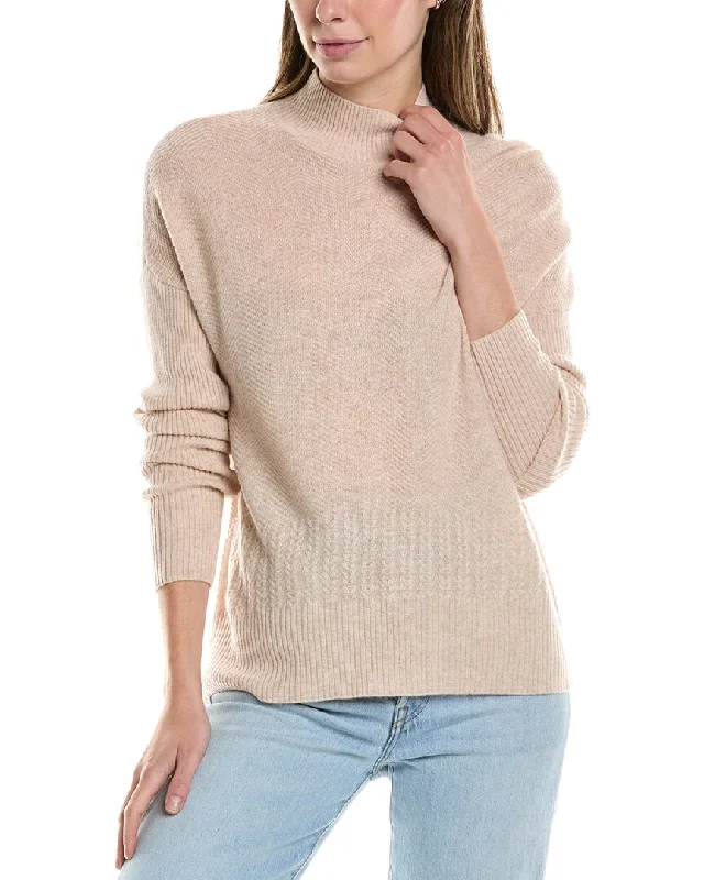 Women's Clothing For Everyday Wear The Latest Trends InCashmere Textured Stripe Cashmere Sweater