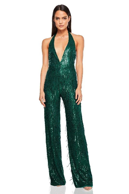 Comfortable Women's Apparel Urban Fashion Nookie Karma Jumpsuit - Green