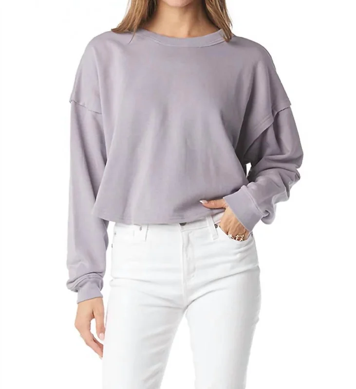 Fashionista Favorites Brooklyn Top In Dapple Grey