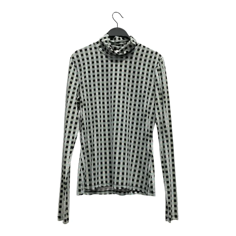 Timeless Elegance Sale PROENZA SCHOULER/LS Shirt/M/All Over Print/Cotton/MLT/Checkerboard Turtle Neck