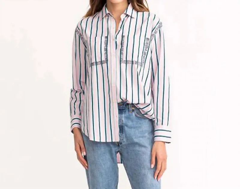 Seasonal Sale Marti Striped Actually Shirt In Pillow