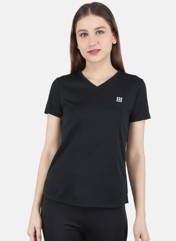 Special Offers, Don't Miss Women Black Solid Top