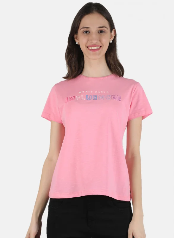 Best Deals Of The Season Women Pink Embroidered Top