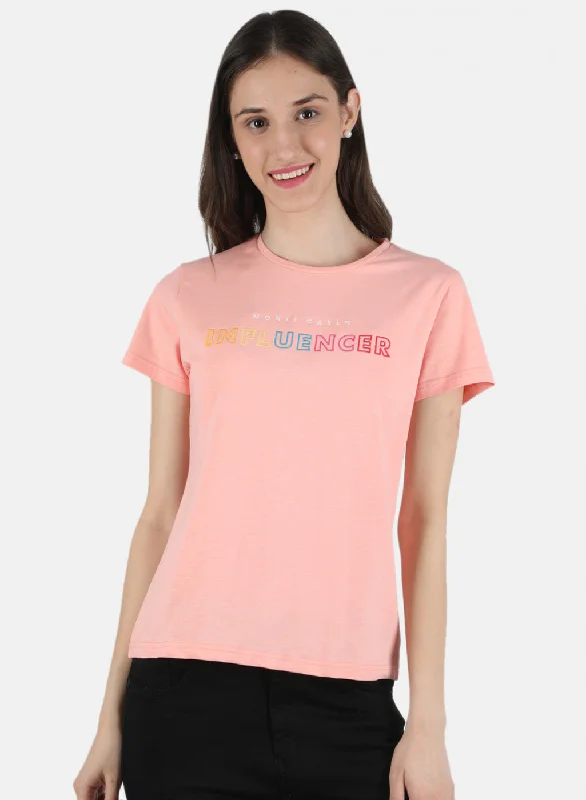 Hurry Before It's Gone Women Peach Embroidered Top