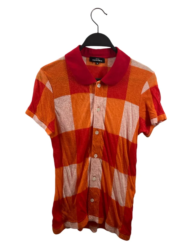 Flash Sale Starts tricot COMME des GARCONS/SS Shirt/M/Orange/Cotton/TK-T043