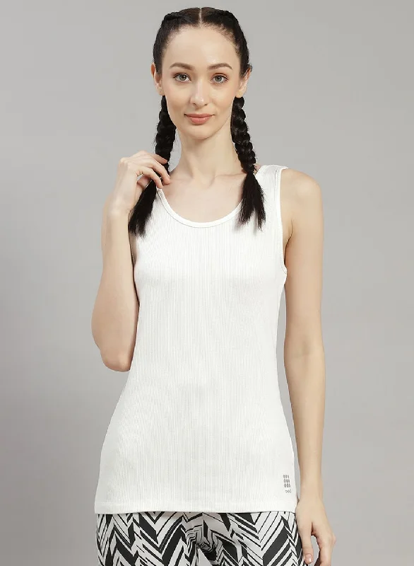 New Season Fashion Preview Women White Solid Top