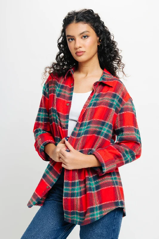 Fresh Styles, Fresh Deals Red Checkered Shirt