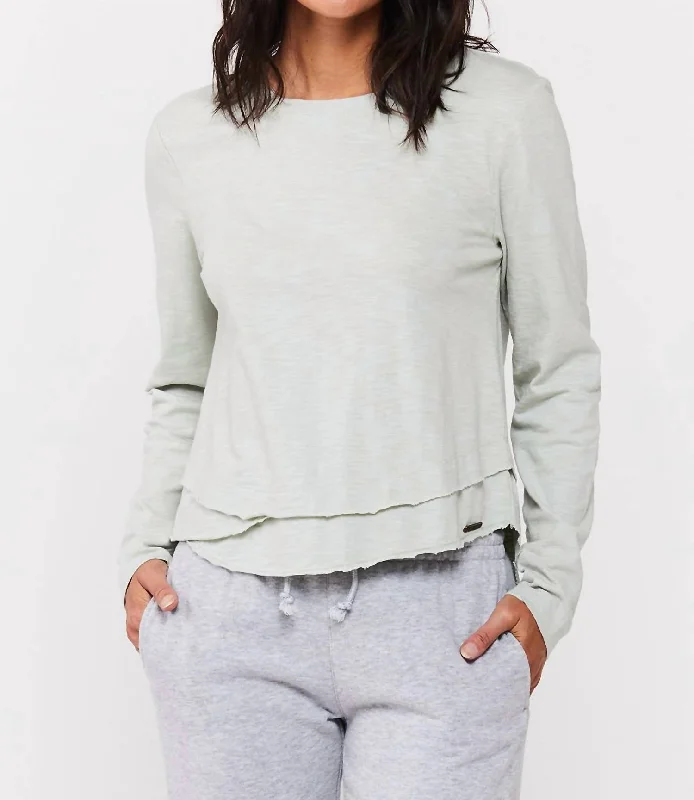 Exclusive Fashion Deals Giselle Pastel Top In Grey