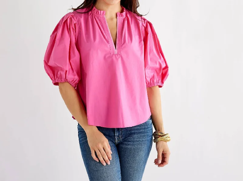 Day-To-Night Styles Anna Top In Pink