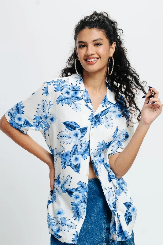 Fashion Sale Floral Revere Viscose Shirt