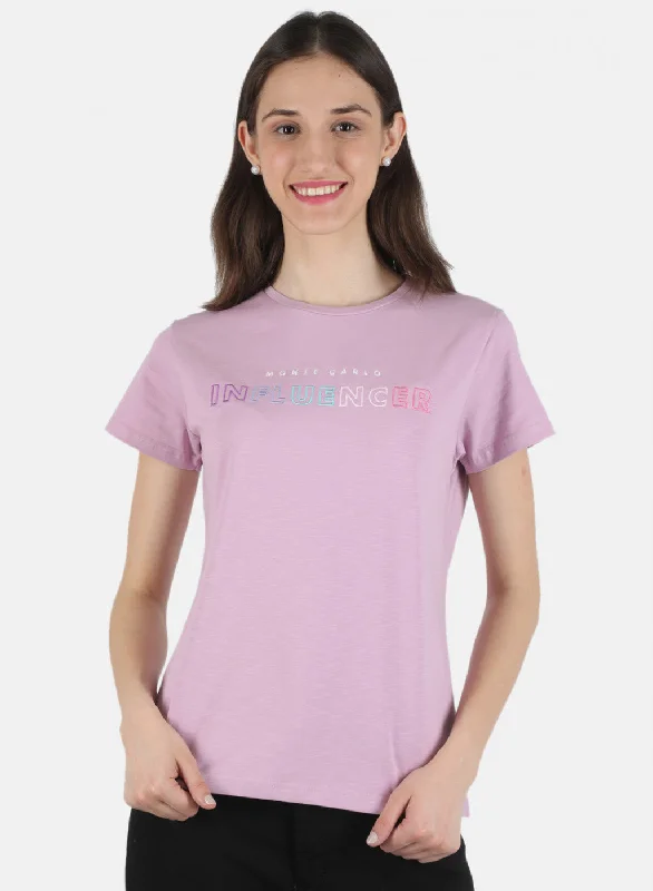 Limited Edition Women Purple Embroidered Top