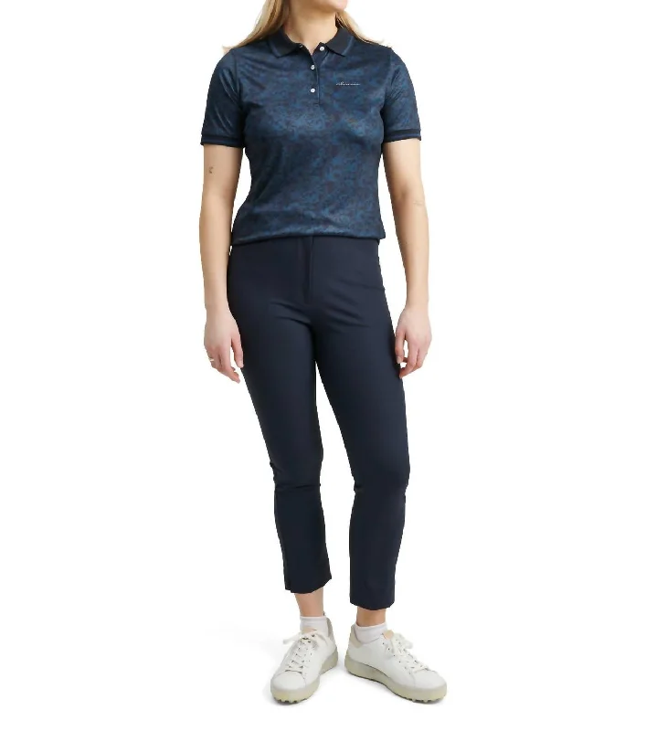 Unleash Your Trend Driven Style Women Cherry Polo In Peacock Blue