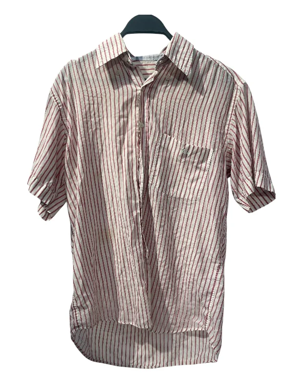 Browse Our Top Products BURBERRY/Shirt/M/Stripe/Cotton/WHT/