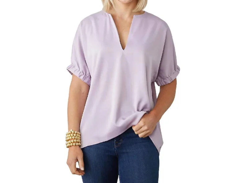 Exclusive Sale Betsy Top In Spring Lavender