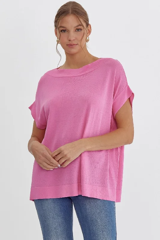 Limited Time Offers Solid Dolman Sleeve Top