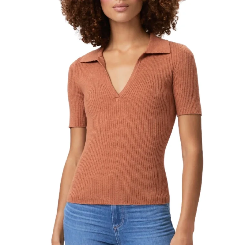 Holiday Attire Sale Valencia Top In Cinnamon Sugar