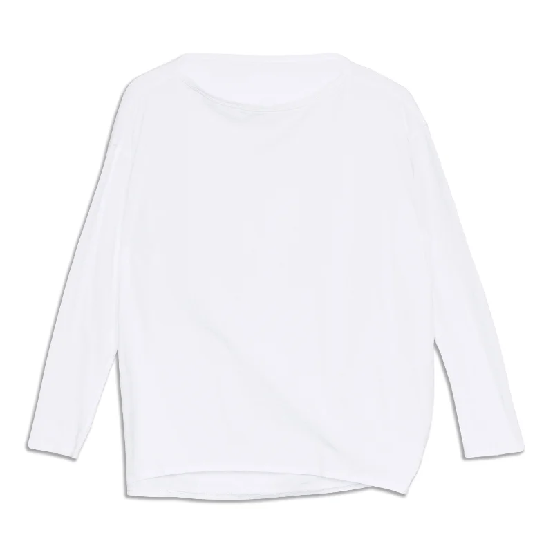 Elegant Clothing For Women Trendy Street Style Back In Action Long-Sleeve Shirt - Resale