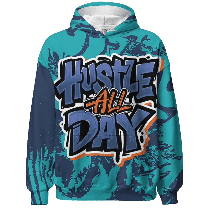 Classic Unisex Fashion Looks Ride The Style Wave NastyJamz AM Plus Drift Midnight Navy Total Orange Dusty Cactus Hoodie Match Hustle All Day All-Over Print