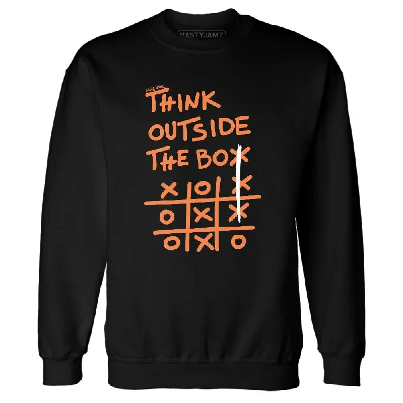 Soft And Breathable Unisex Loungewear Flash Sale Fever AM TW White Orange NastyJamz Sweatshirt Match Think Outside The Box