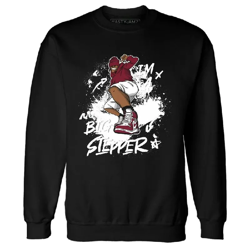 Modern Unisex Wardrobe Staples Dive Into Trendy Styles High White Team Red 1s NastyJamz Sweatshirt Match Big Stepper