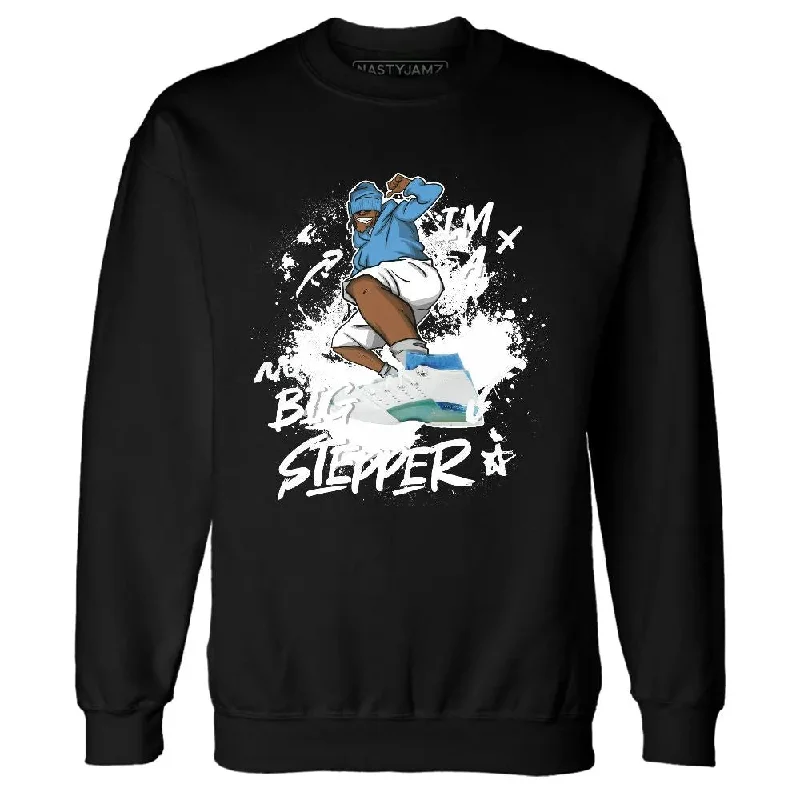 Gender-Neutral Clothing Styles Trendy Pulse Univercitii Carolina Blue 17s NastyJamz Sweatshirt Match Big Stepper